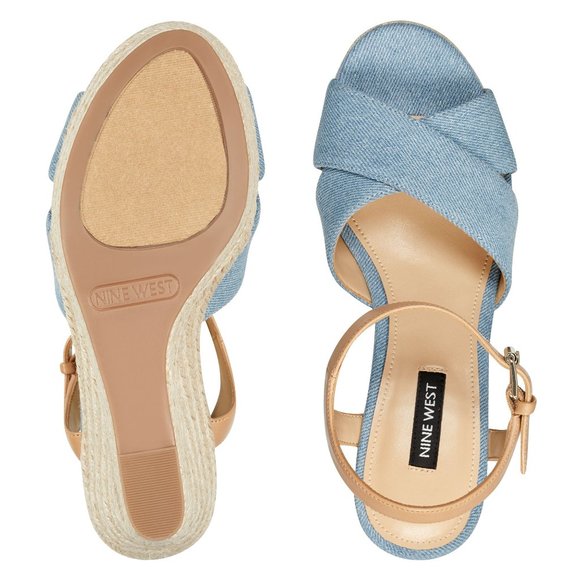 Nine West Dane Espadrille Wedge Sandals - Picture 6 of 6